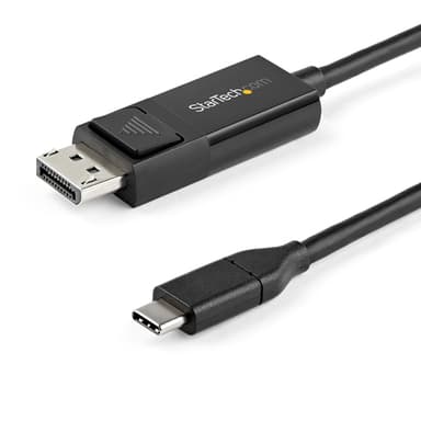 StarTech.com CDP2DP1MBD, 1 m, DisplayPort, USB Type-C, Hankjønn, Hankjønn, Rett