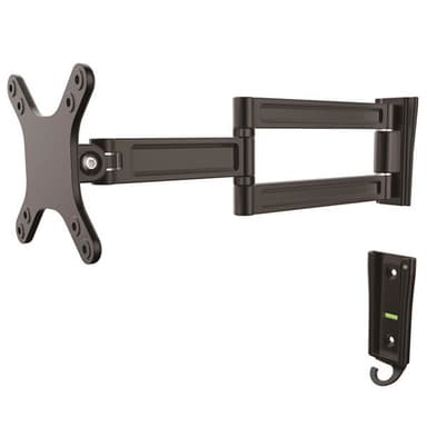 StarTech.com ARMWALLDS, 15 kg, 33 cm (13""), 68,6 cm (27""), 75 x 75 mm, 100 x 100 mm, Sort
