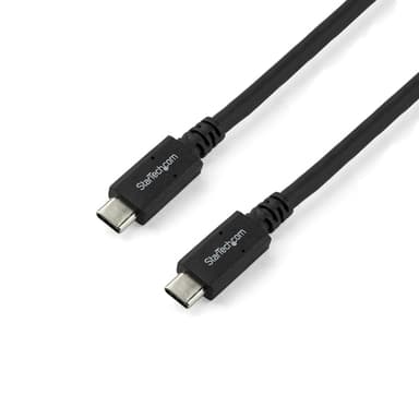 StarTech.com USB315C5C6, 1,8 m, USB C, USB C, USB 3.2 Gen 1 (3.1 Gen 1), 5000 Mbit/s, Sort