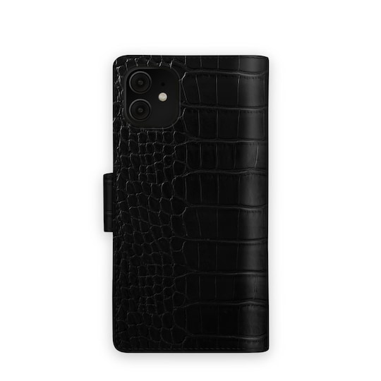 Cora Phone Wallet iPhone 11/XR Jet Black Croco