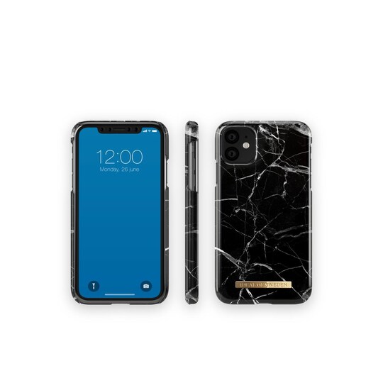 Fashion Case iPhone 11/XR Black Marble