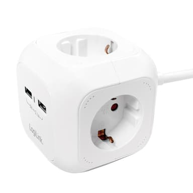 Power Cube stikkontakt med flere grener