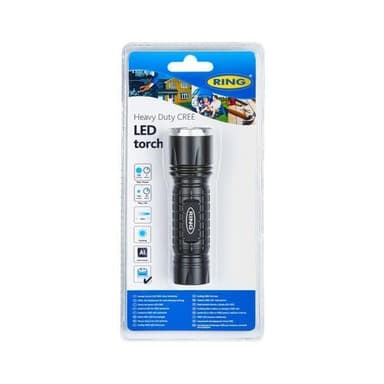 Kompakt 200 lm Alu Cree lommelykt med 3 x AAA