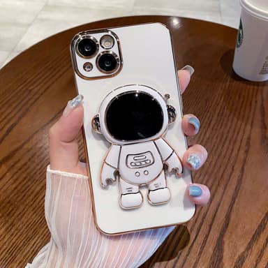 Kickstand mobildeksel Astronaut Hvit iPhone 14 Pro Max