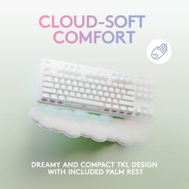 Logitech G G715 Tactile gamingtastatur (hvit)