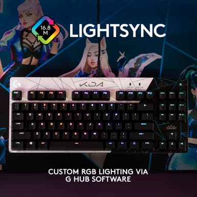 Logitech G Pro LoL K/DA gamingtastatur (Nordisk)