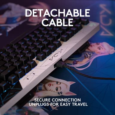 Logitech G Pro LoL K/DA gamingtastatur (Nordisk)