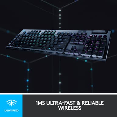 Logitech G915 Lightspeed trådløst gamingtastatur (GL Tactile-brytere)