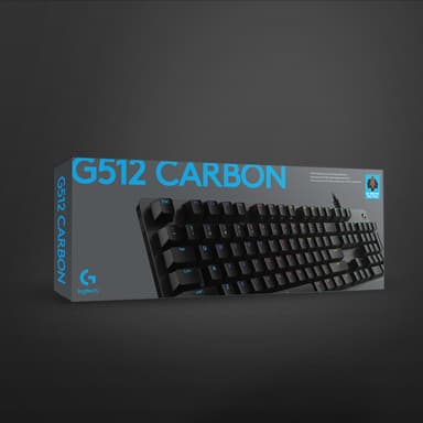 Logitech G512 gamingtastatur (GX Brown-brytere)