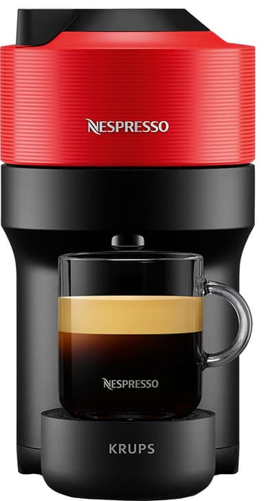 Nespresso Vertuo Pop kapselmaskin av Krups XN920510WP (spicy red)