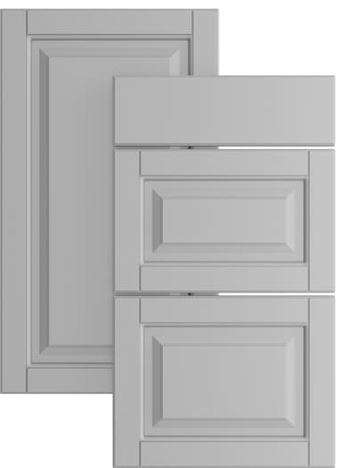 Epoq Heritage semi-glassdør til kjøkken 40x92 (lys grå)