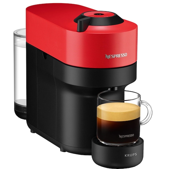Nespresso Vertuo Pop kapselmaskin av Krups XN920510WP (spicy red)
