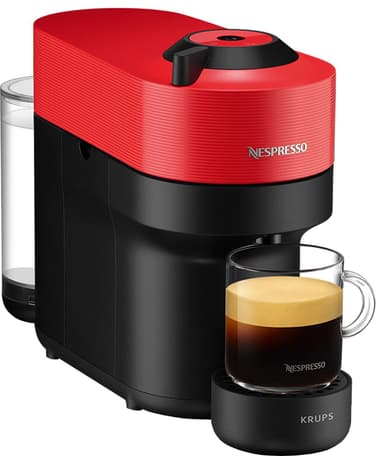 Nespresso Vertuo Pop kapselmaskin av Krups XN920510WP (spicy red)