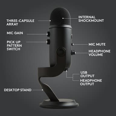 Logitech Blue Yeti gamer streamersett