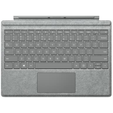 Surface Pro 4 tastaturdeksel (grå) Tilbehør iPad og Surface Pro dokking Dockingstasjon Elkjøp
