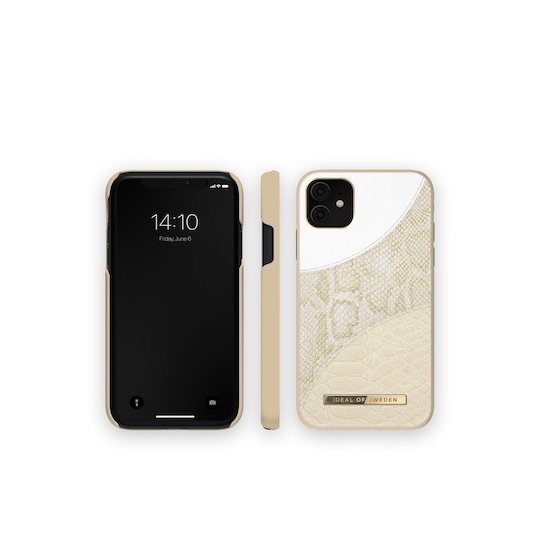Atelier Case iPhone 11/XR Cream Gold Snake