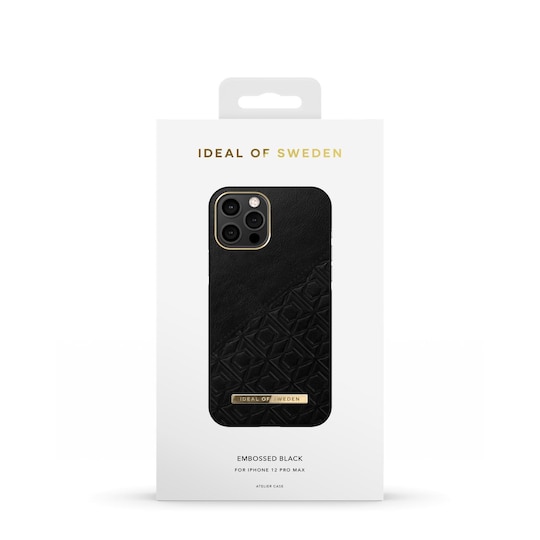 Atelier Case iPhone 12 PRO MAX Embossed Black