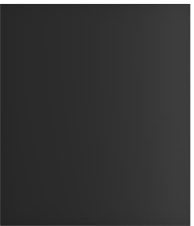 Epoq Pure Matt dørfront til kjøkken 60x70 (sort)