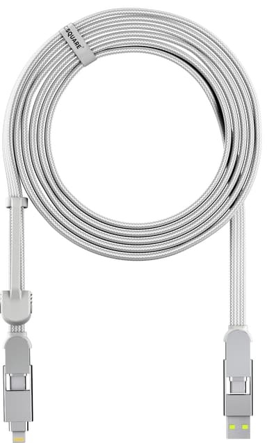 Rolling Square InCharge XL multiportkabel (hvit)