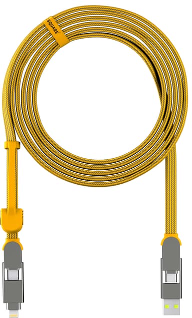 Rolling Square InCharge XL multiportkabel (gul)