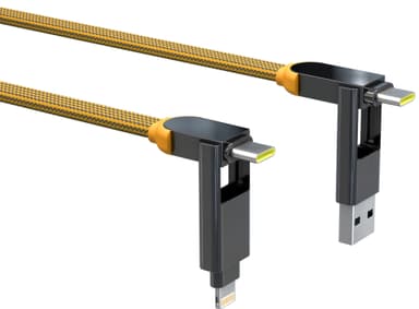 Rolling Square InCharge XL multiportkabel (gul)