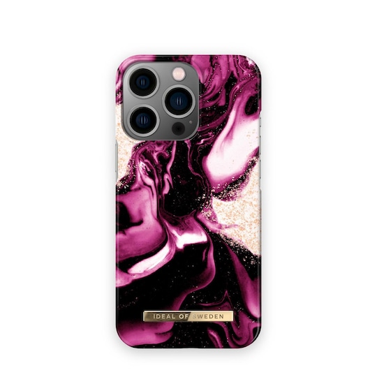 Fashion Case MagSafe 13 PRO Golden Ruby Marble