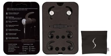 Supra NiTRO-X trådløse in-ear hodetelefoner (sort)