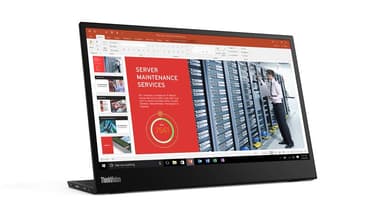 Lenovo ThinkVision M14 14" LCD skjerm 61DDUAT6EU (raven black)