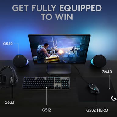 Logitech G512 gamingtastatur (GX Red-brytere)