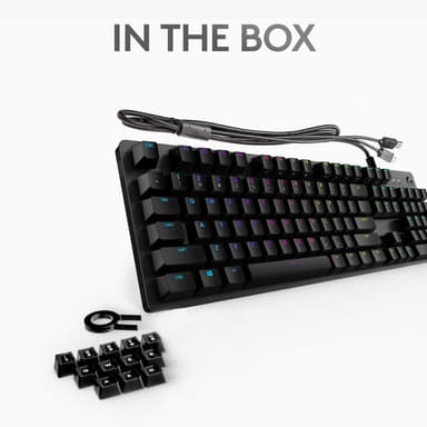 Logitech G512 gamingtastatur (GX Red-brytere)