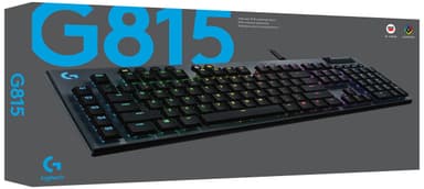 Logitech G815 gamingtastatur (GL Tactile-brytere)