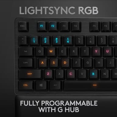 Logitech G513 spilltastatur (Romer-G taktile taster)