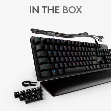 Logitech G513 spilltastatur (Romer-G taktile taster)