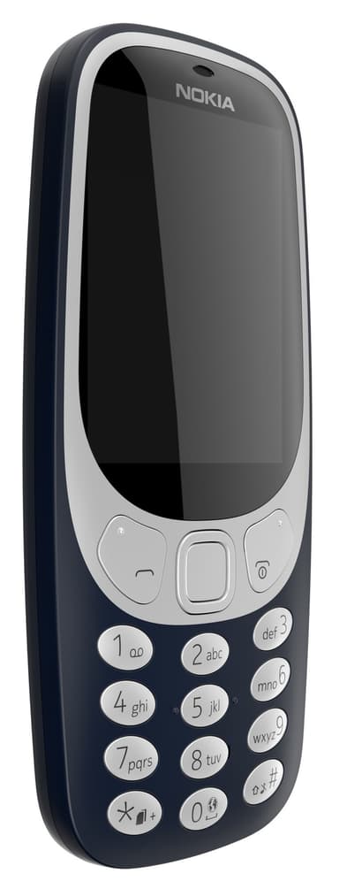 Nokia 3310 mobiltelefon (mørk blå) - Kun 2G