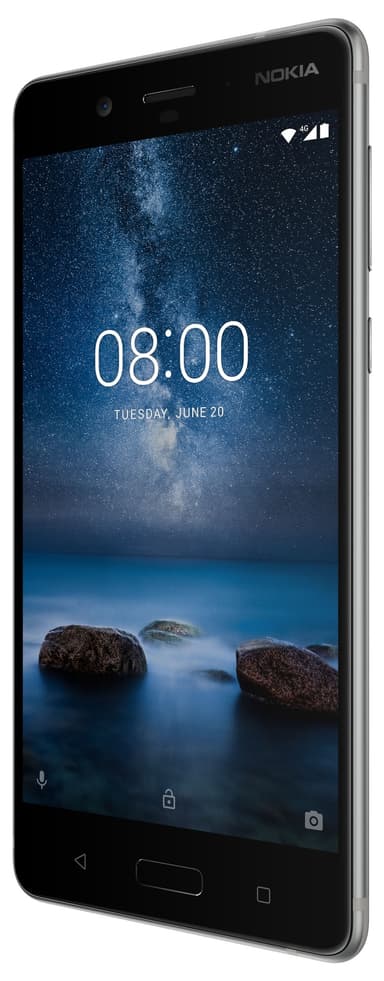 Nokia 8 smarttelefon (stål)