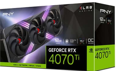 PNY GeForce RTX 4070 Ti 12GB XLR8 Gaming OC grafikkort