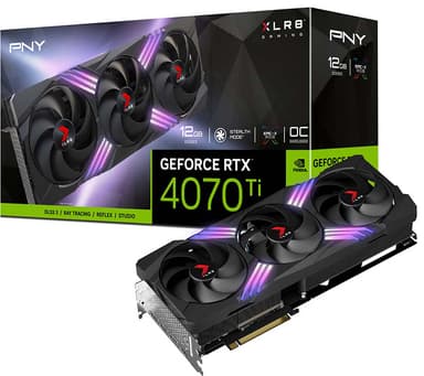 PNY GeForce RTX 4070 Ti 12GB XLR8 Gaming OC grafikkort