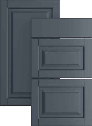 Epoq Heritage skuffefront til kjøkken 80x26 (blågrå)
