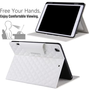 Til iPad 10.2 (2021)/(2020)/(2019) Sammenleggbart deksel - Hvit