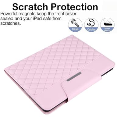 Til iPad 10.2 (2021)/(2020)/(2019) Sammenleggbart deksel - Rosa
