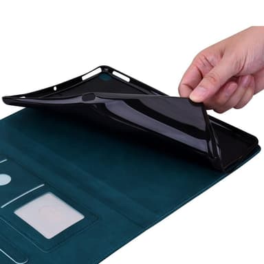 Apple iPad 10.9 2022 Sammenleggbart Veske Kortholder Sommerfugl - Blå