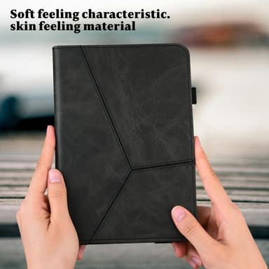For iPad 10.2 (2021)/(2020)/(2019) Sammenleggbart deksel - Svart
