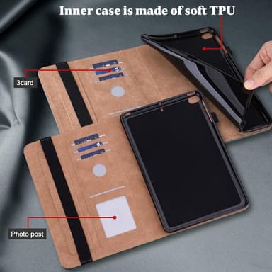 Til iPad 10.2 (2021)/(2020)/(2019) Sammenleggbart deksel - Grønn