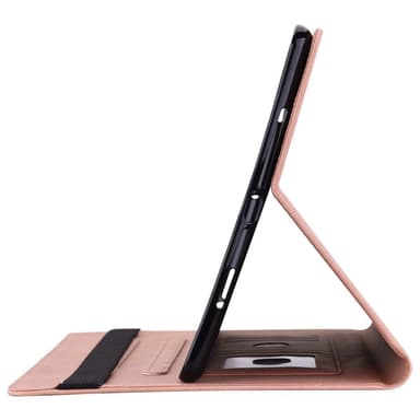 Apple iPad 10.9 2022 Sammenleggbart Veske Kortholder Sommerfugl - Rosa