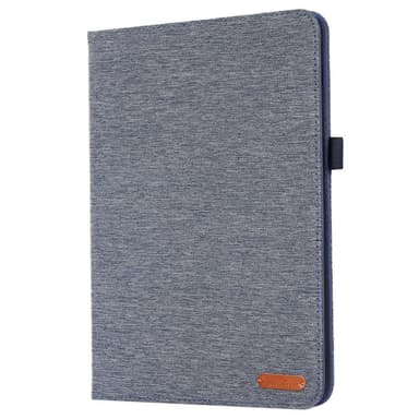Apple iPad 10.9 2022 Sammenleggbart deksel Kortholder Stofftekstur - Blå