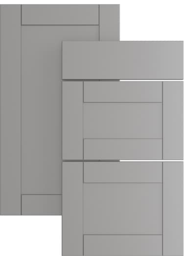 Epoq Shaker skuffefront til kjøkken 40x26 (stålgrå)
