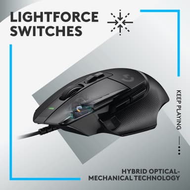 Logitech G502 X kablet gamingmus (sort)