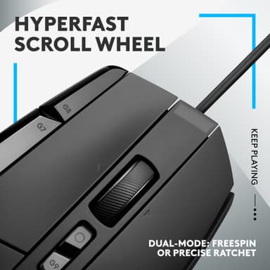 Logitech G502 X kablet gamingmus (sort)