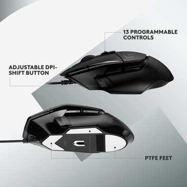 Logitech G502 X kablet gamingmus (sort)