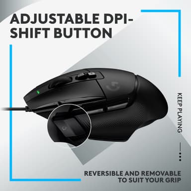 Logitech G502 X kablet gamingmus (sort)